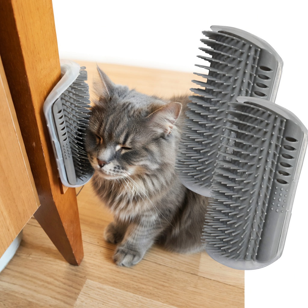 Cat Self Groomer Arch  Self Cleaning Slicker Brush