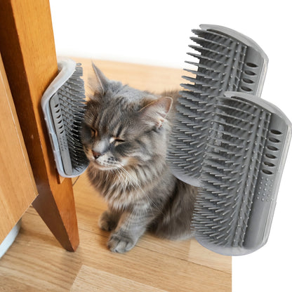 Cat Self Groomer Arch  Self Cleaning Slicker Brush