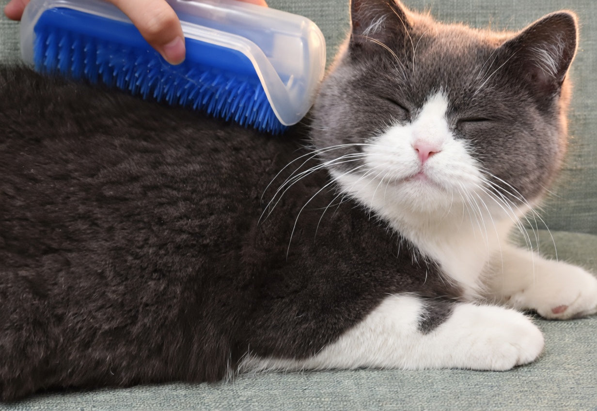 Cat Self Groomer Arch  Self Cleaning Slicker Brush