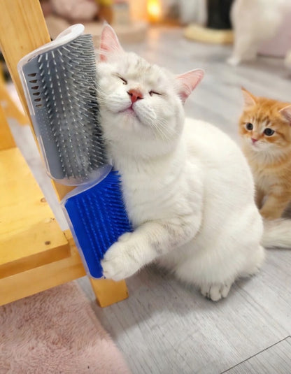 Cat Self Groomer Arch  Self Cleaning Slicker Brush